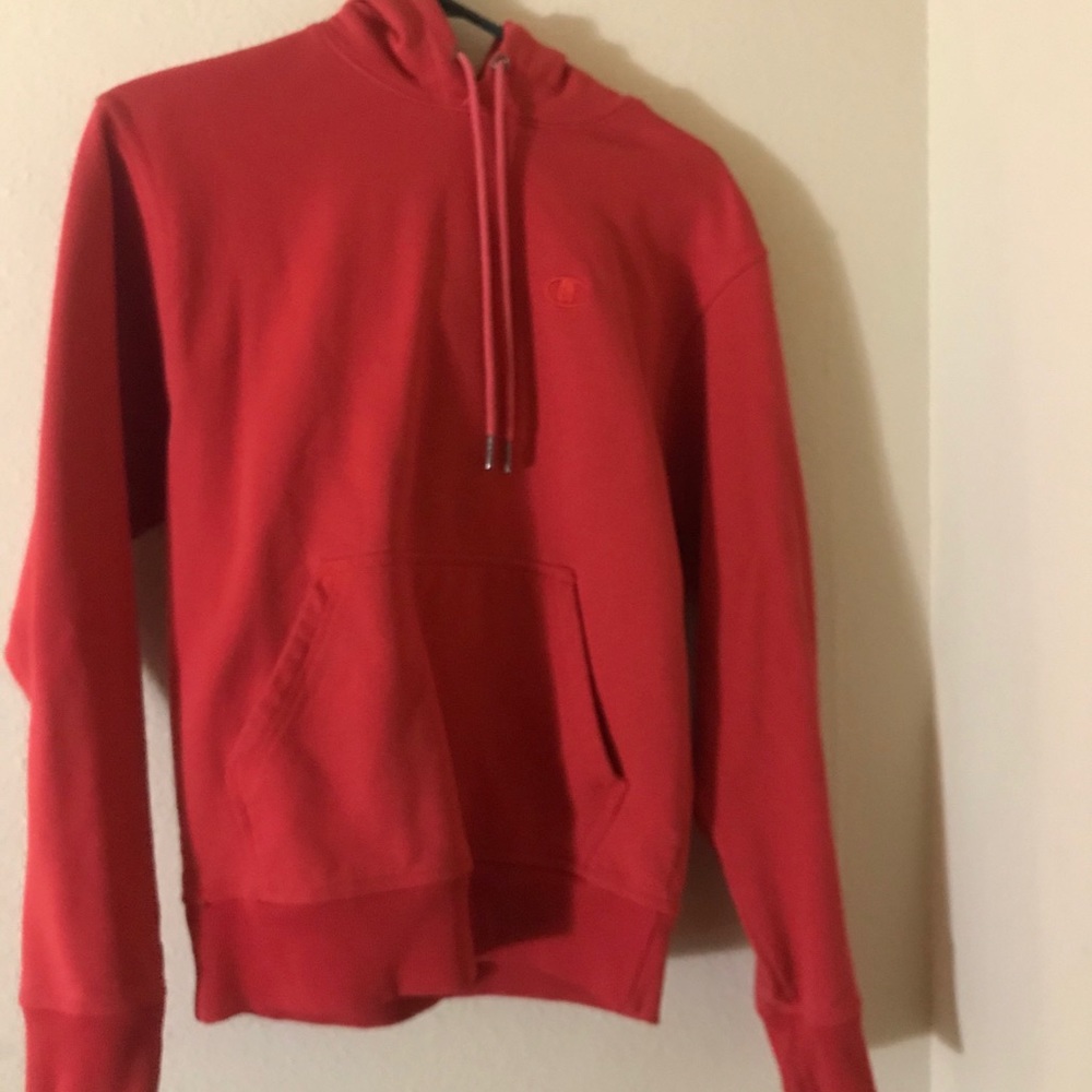 red champion hoodie